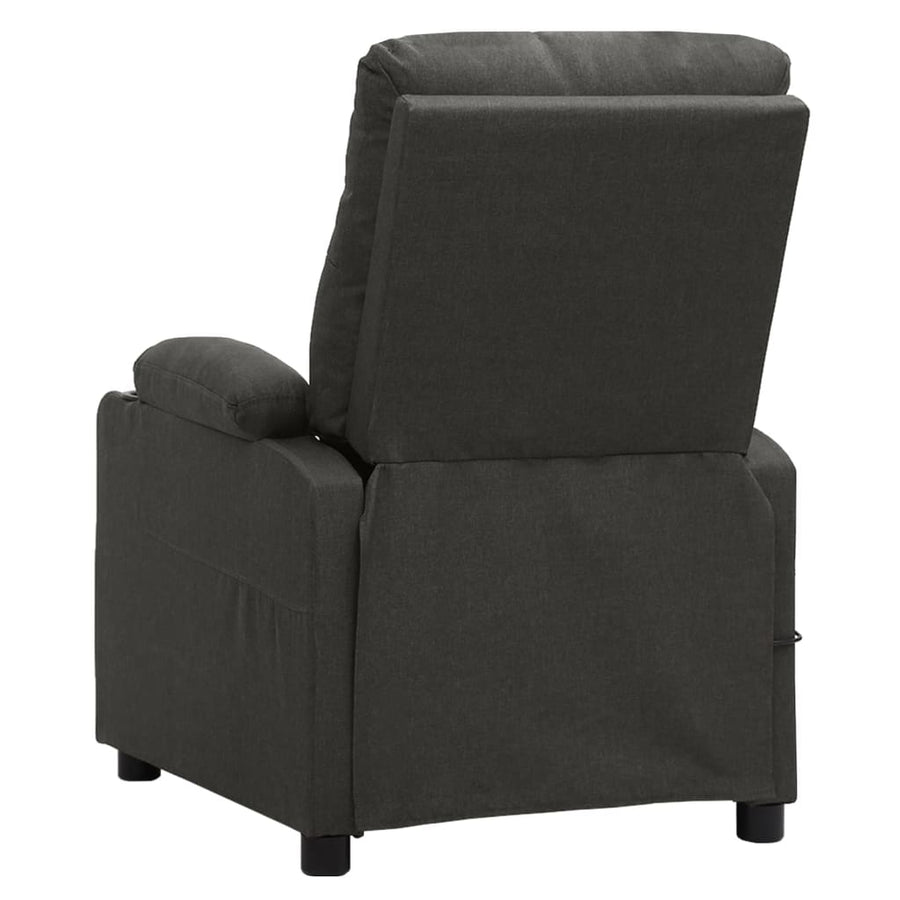 Fauteuil elektrisch verstelbaar stof donkergrijs
