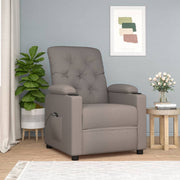 Fauteuil elektrisch verstelbaar stof taupe