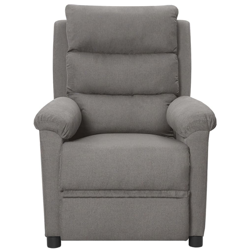 Fauteuil Elektrisch Verstelbaar Stof Lichtgrijs 1