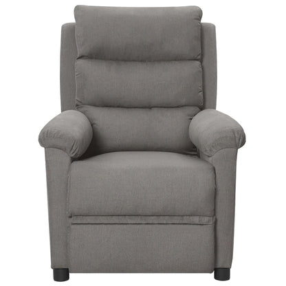 Fauteuil Elektrisch Verstelbaar Stof Lichtgrijs 1