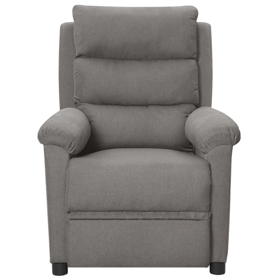 Fauteuil Elektrisch Verstelbaar Stof Lichtgrijs 1