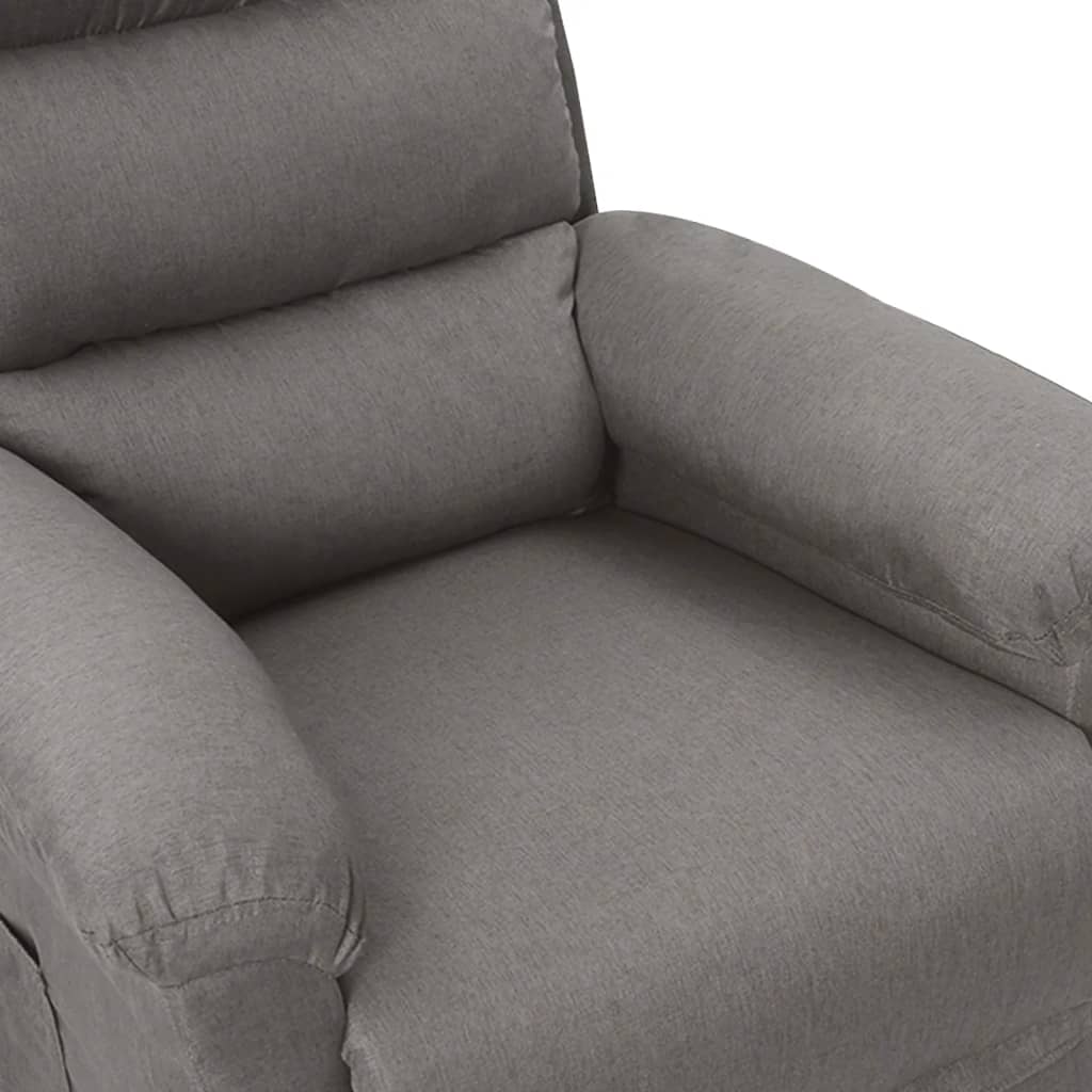 Fauteuil Elektrisch Verstelbaar Stof Lichtgrijs 1