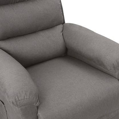 Fauteuil Elektrisch Verstelbaar Stof Lichtgrijs 1