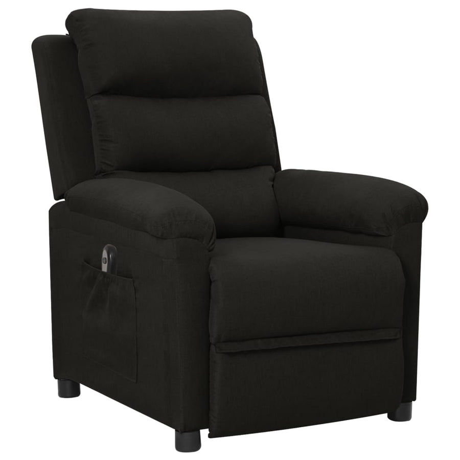 Fauteuil Verstelbaar Elektrisch Stof Zwart 1