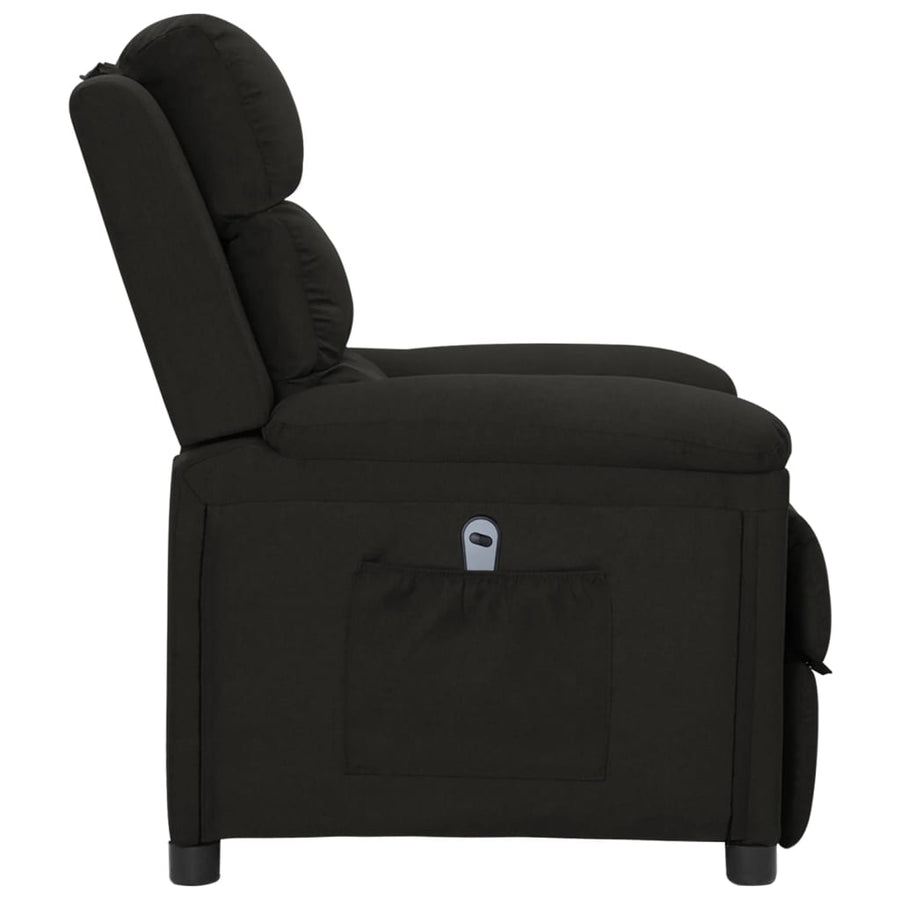 Fauteuil Verstelbaar Elektrisch Stof Zwart 1