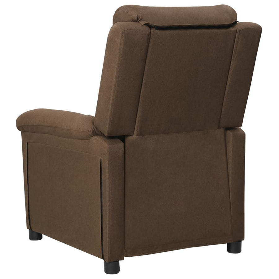 Fauteuil Verstelbaar Elektrisch Stof Bruin