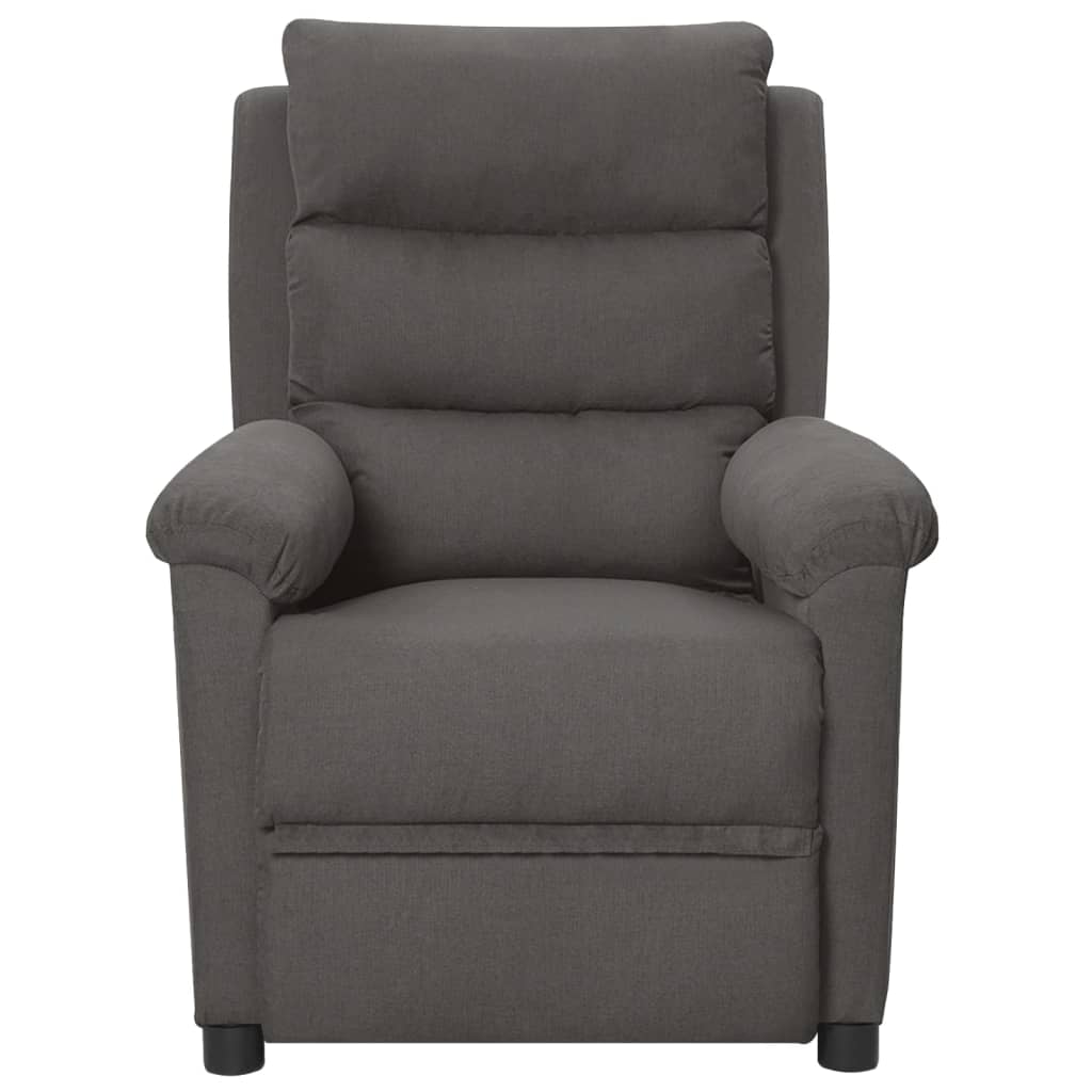 Massagestoel Elektrisch Stof Donkergrijs 1
