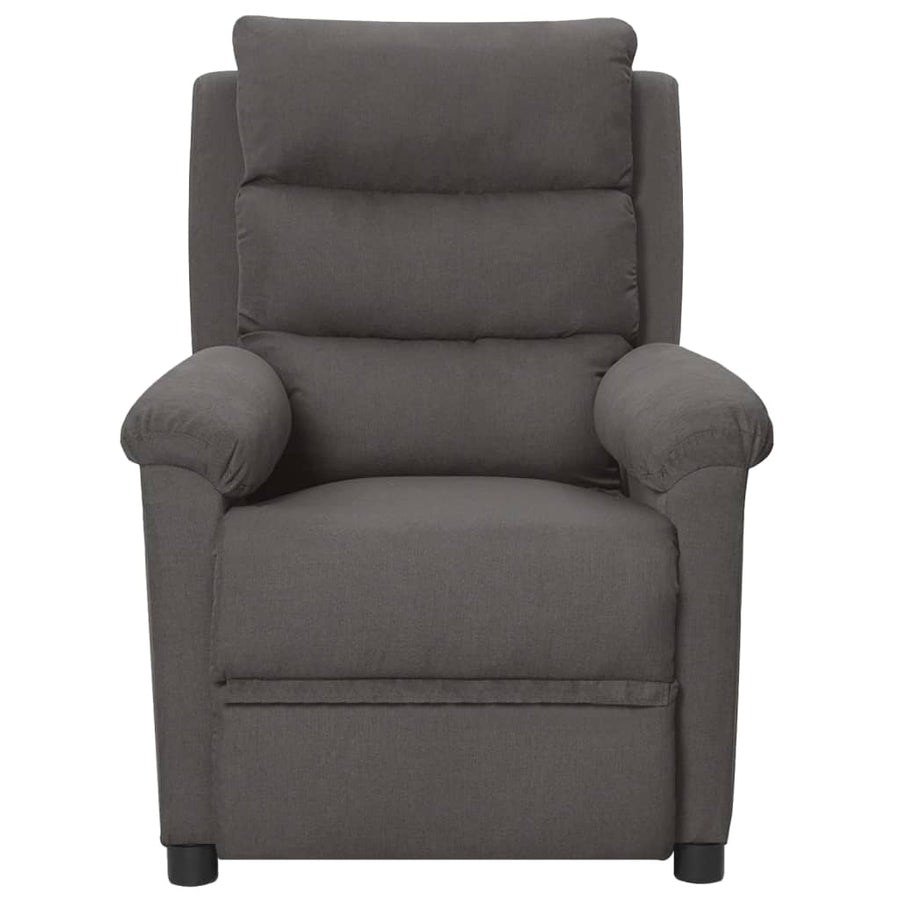 Massagestoel Elektrisch Stof Donkergrijs 1