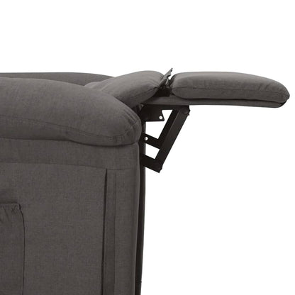 Massagestoel Elektrisch Stof Donkergrijs 1