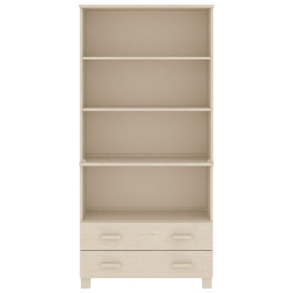 Hoge Kast Hamar Massief Grenenhout Honingbruin