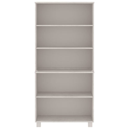 Hoge Kast Hamar Massief Grenenhout Wit