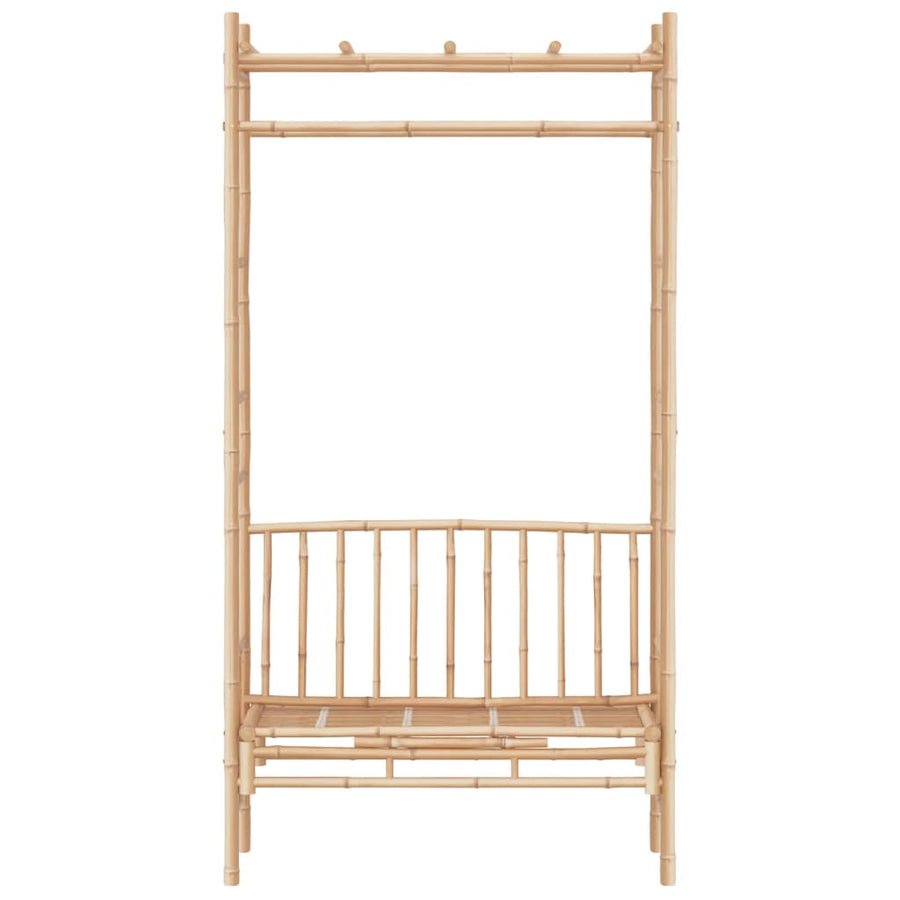 Tuinbank Met Pergola 116 Cm Bamboe