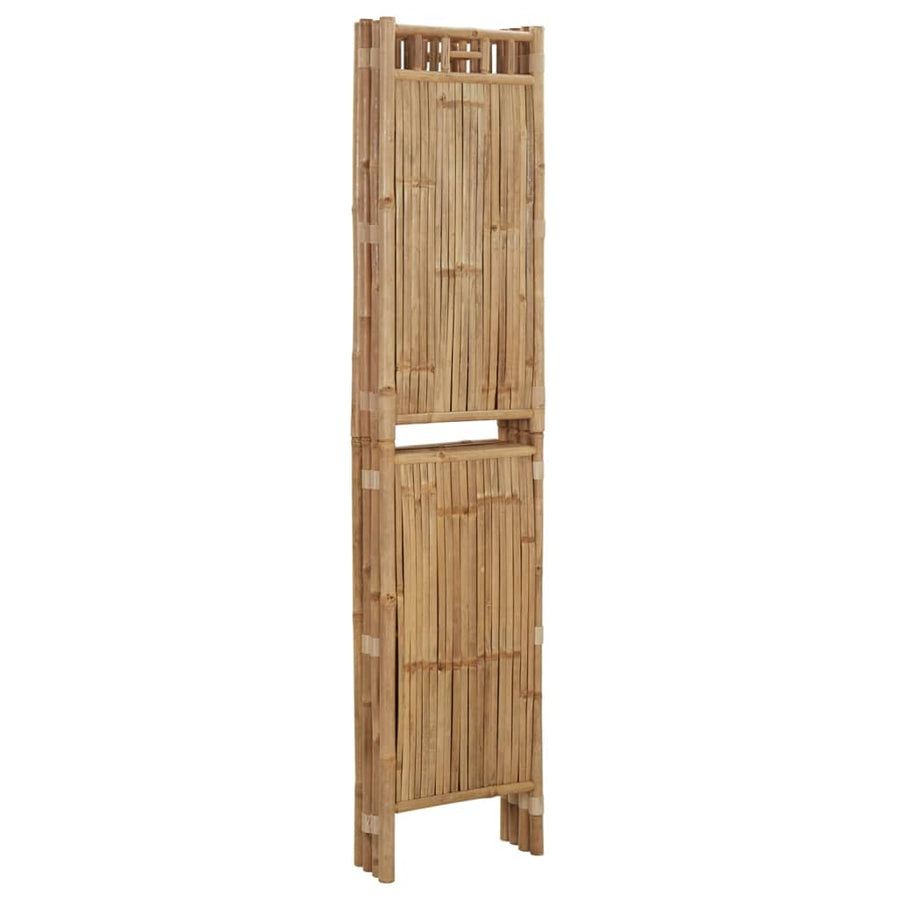 Kamerscherm Met 4 Panelen 160X180 Cm Bamboe