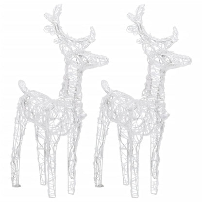 Kerstversiering rendieren en slee 320 LED's acryl