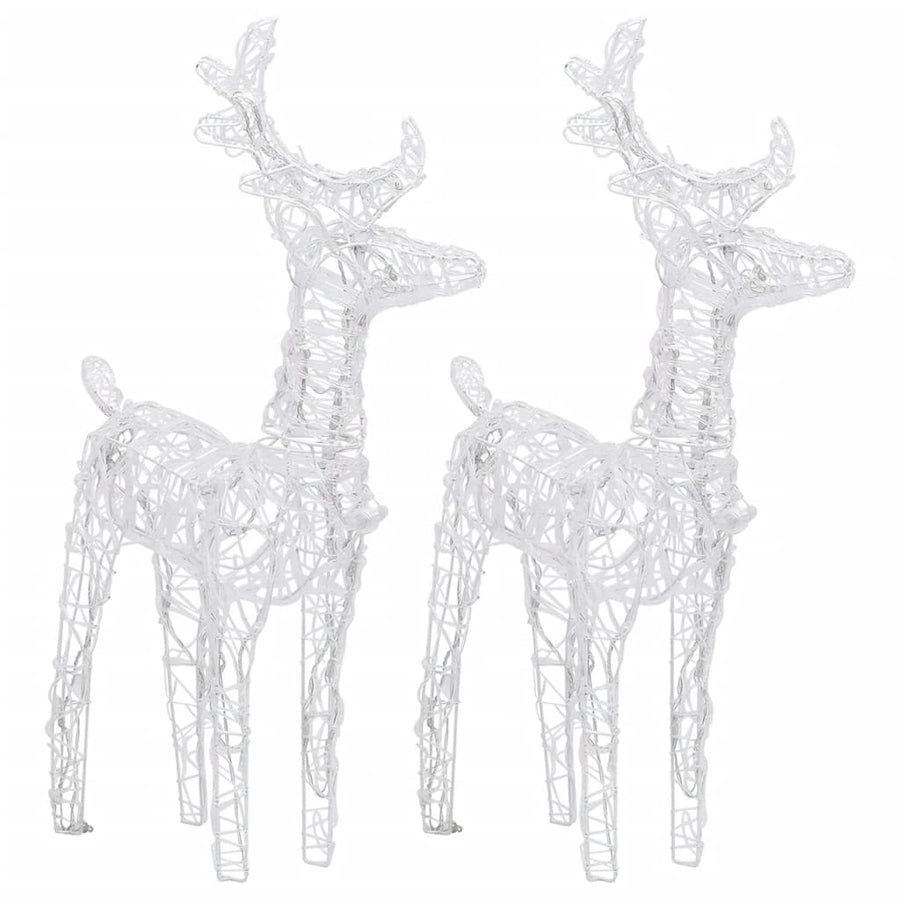 Kerstversiering rendieren en slee 320 LED's acryl