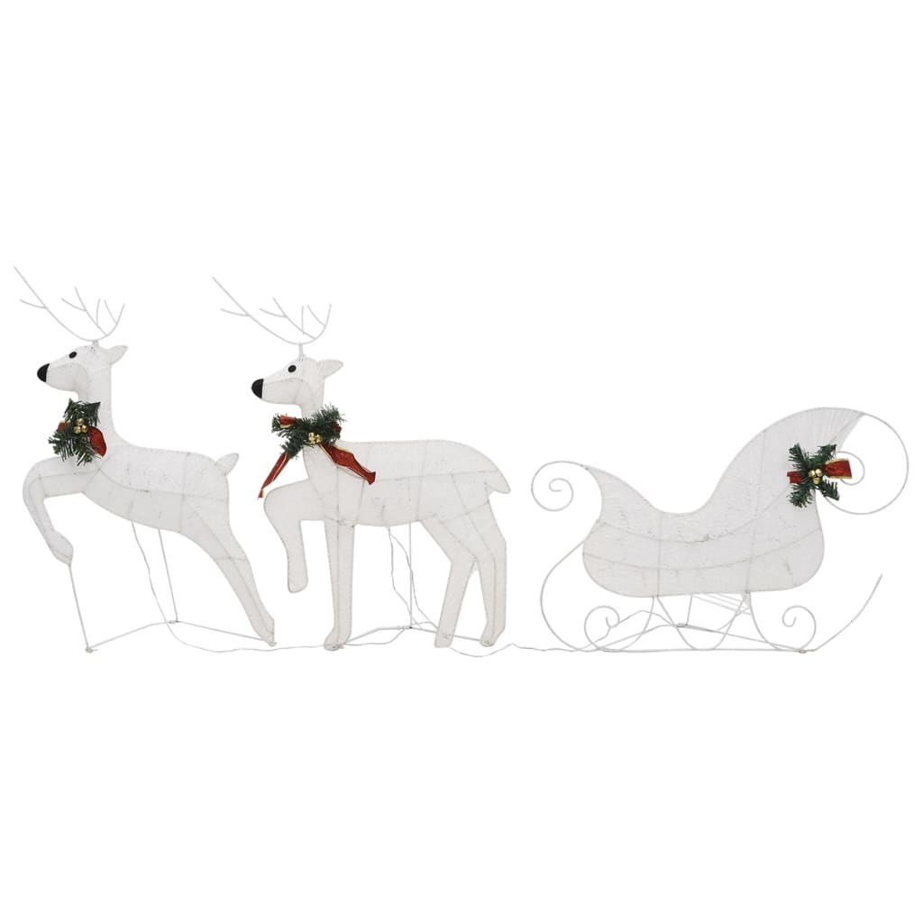 Buitenkerstversiering Rendieren En Slee 100 Led's 4