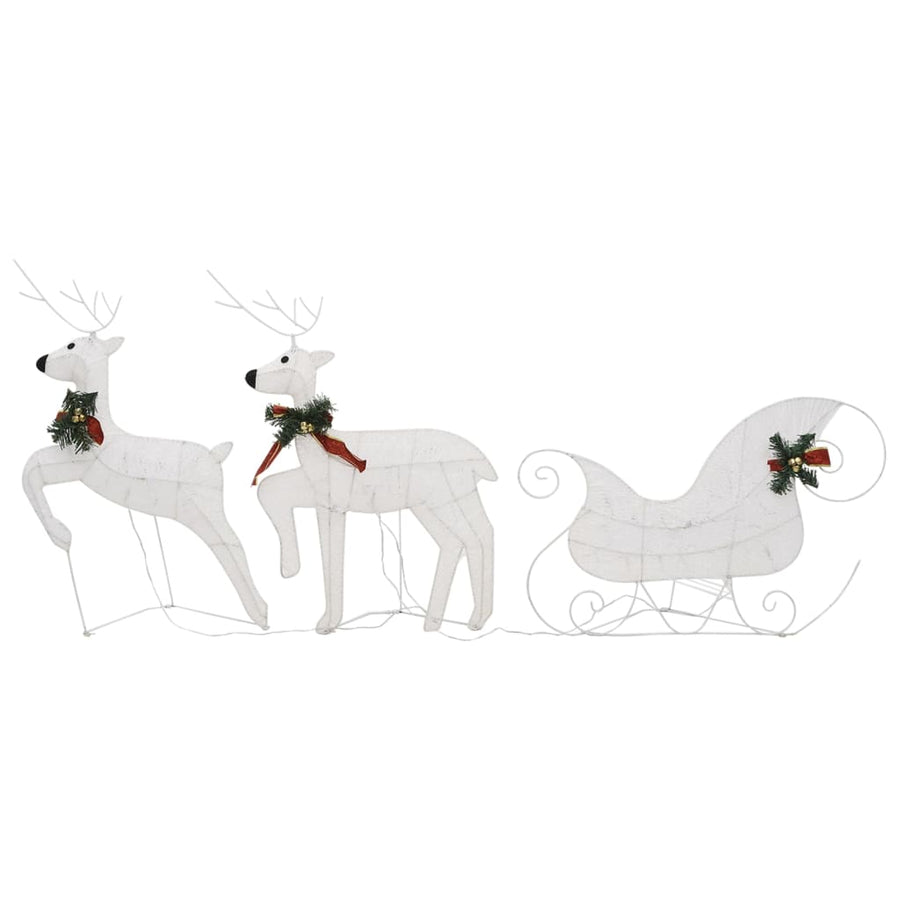 Buitenkerstversiering Rendieren En Slee 100 Led's 4