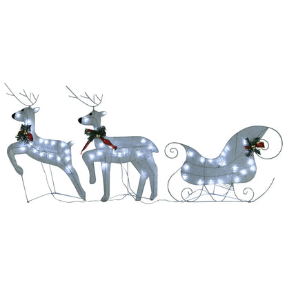 Buitenkerstversiering Rendieren En Slee 140 Led's 6