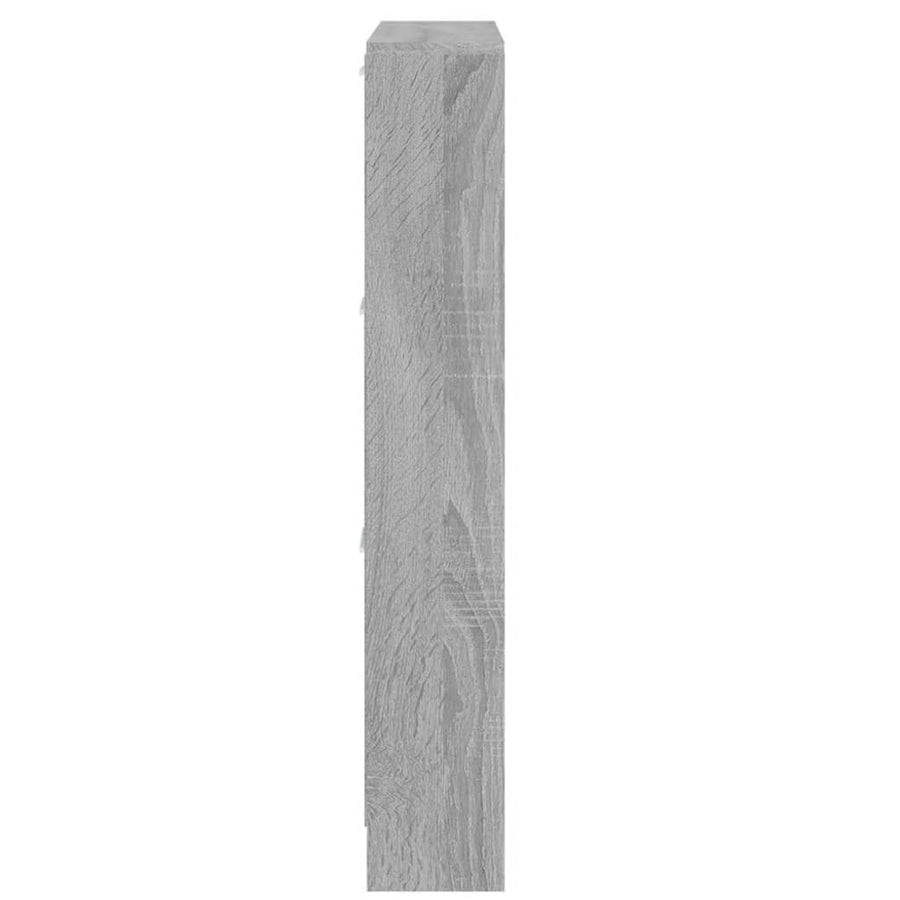Schoenenkast 59x17x108 cm bewerkt hout grijs sonoma 59 x 17 x 108 cm Grijs sonoma