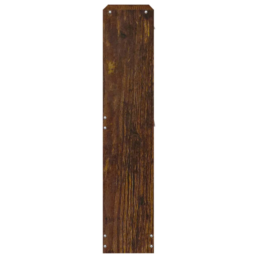Schoenenkast 59X17X Bewerkt Hout Kleurig Gerookt Eiken 81 cm
