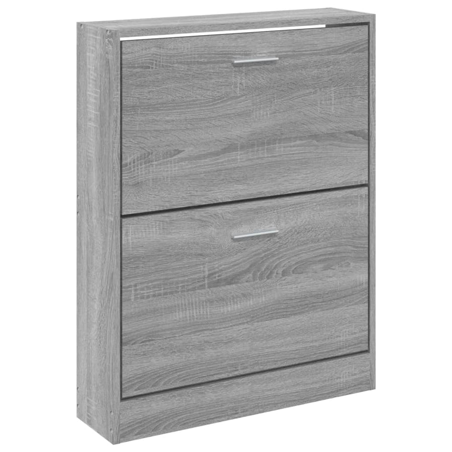 Schoenenkast 59x17x81 cm bewerkt hout grijs sonoma 59 x 17 x 81 cm Grijs sonoma