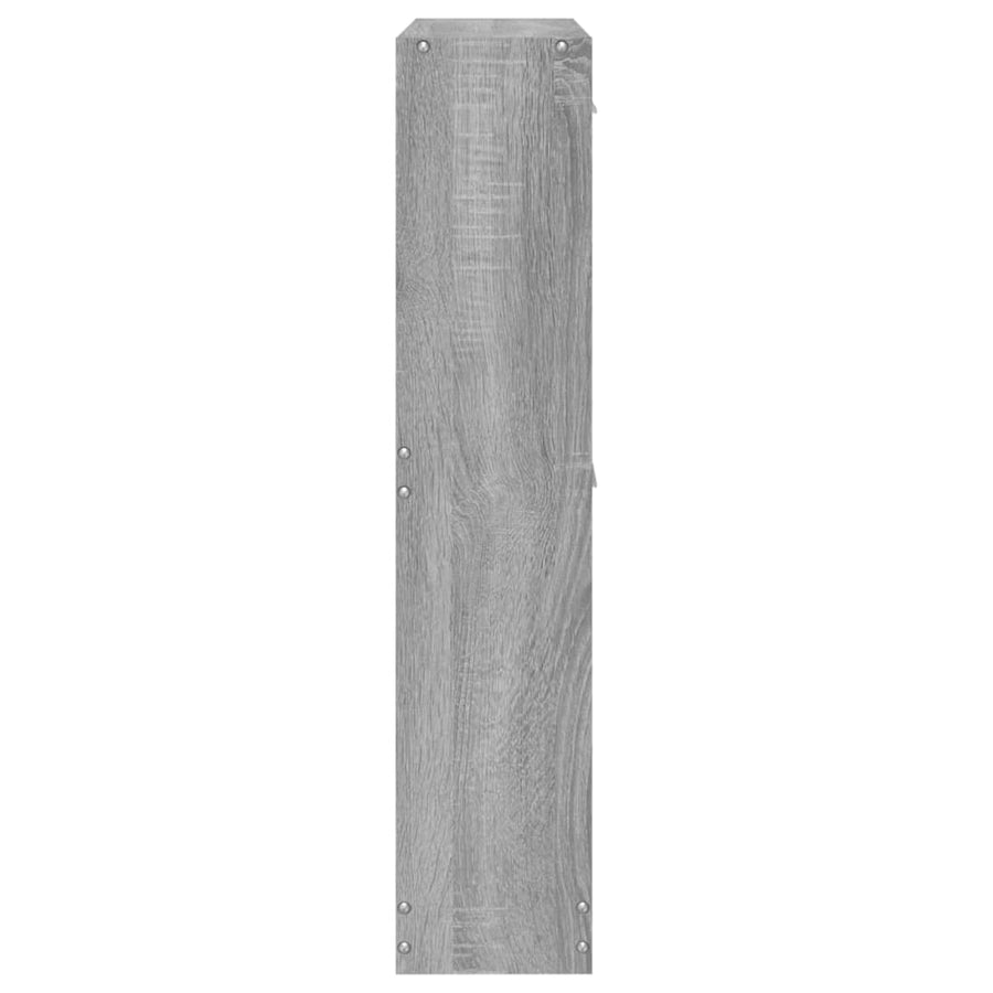 Schoenenkast 59x17x81 cm bewerkt hout grijs sonoma 59 x 17 x 81 cm Grijs sonoma