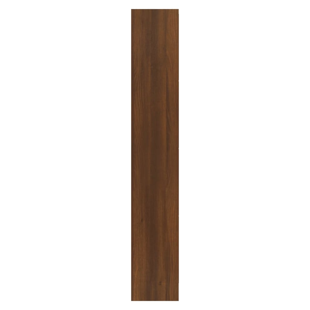 Schoenenkast 63x24x147 cm bewerkt hout bruin eikenkleur 63 x 24 x 147 cm Bruineiken