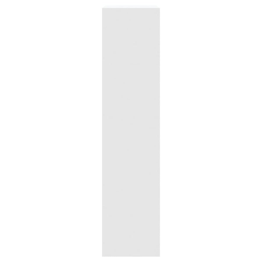 Schoenenkast 63x24x103 cm bewerkt hout wit 63 x 24 x 103 cm Wit