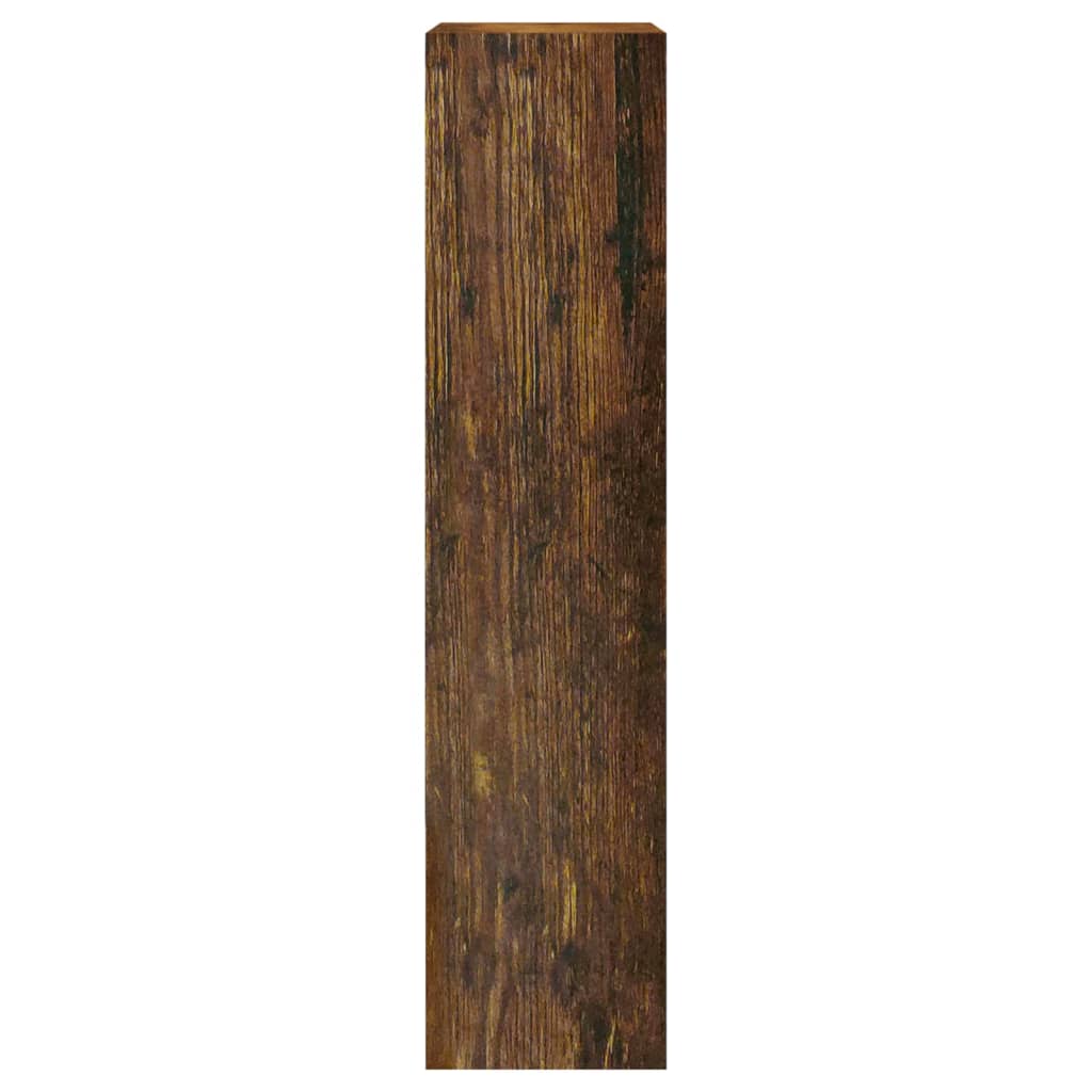Schoenenkast 63x24x103 cm bewerkt hout gerookt eikenkleurig 63 x 24 x 103 cm Gerookt eiken