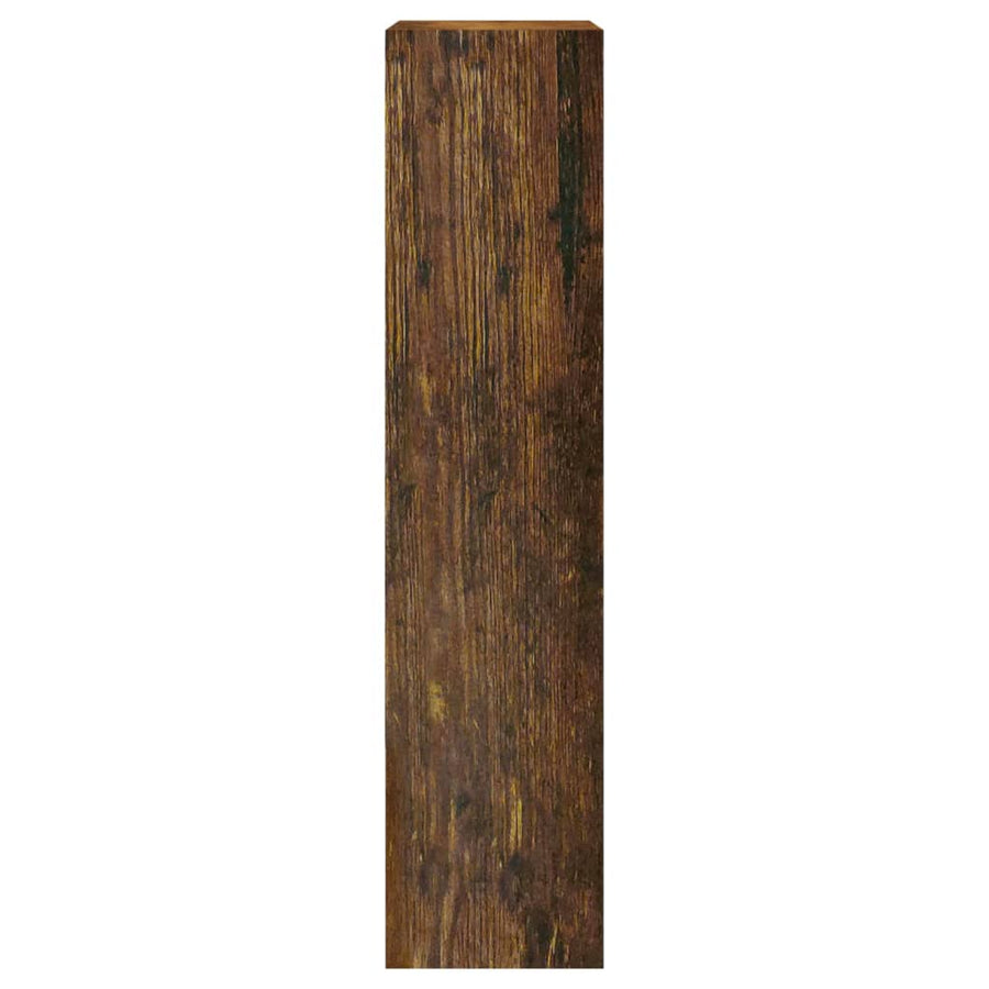 Schoenenkast 63x24x103 cm bewerkt hout gerookt eikenkleurig 63 x 24 x 103 cm Gerookt eiken