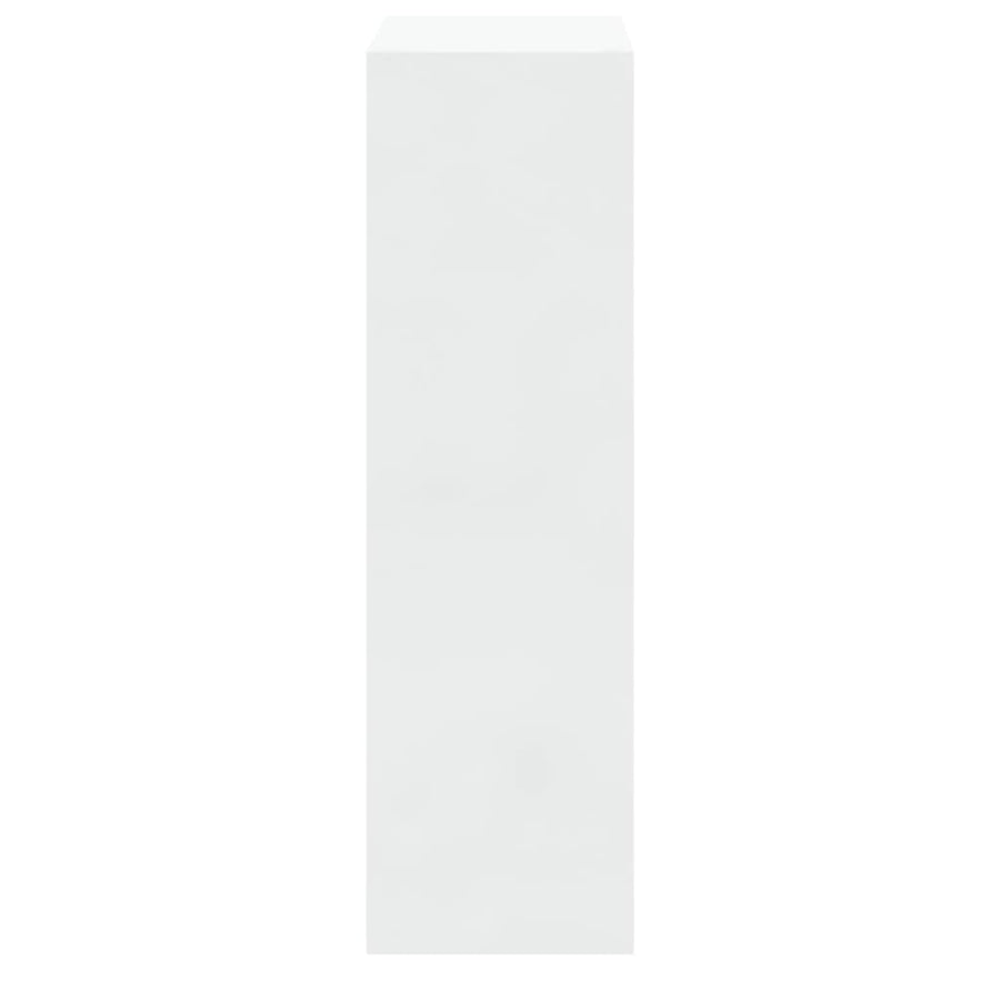 Schoenenkast Bewerkt Hout 63 x 24 x 81 cm Hoogglans wit