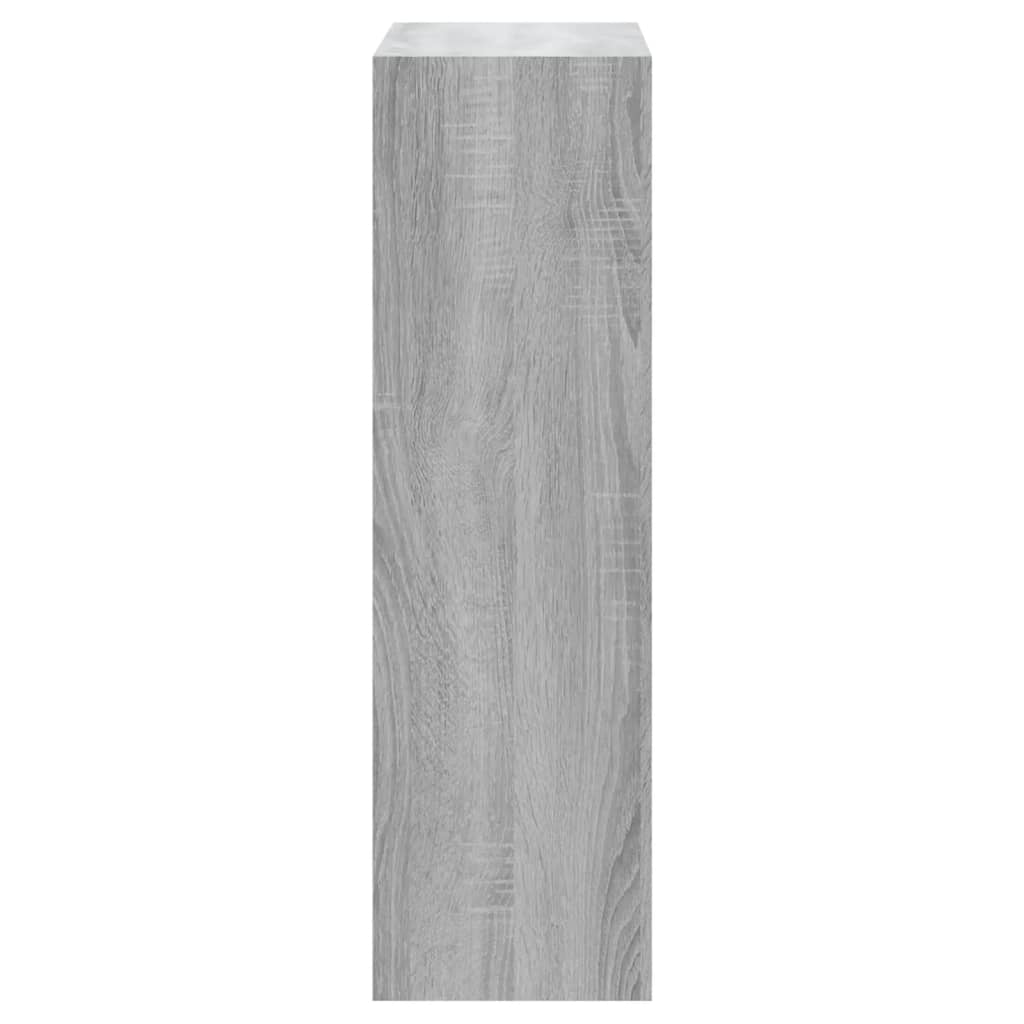 Schoenenkast 63x24x81 cm bewerkt hout grijs sonoma 63 x 24 x 81 cm Grijs sonoma