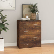 Dressoir 60x30,5x71 cm gerookt eiken