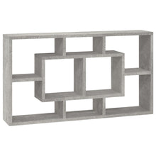 Wandschap 8 Vakken Betongrijs