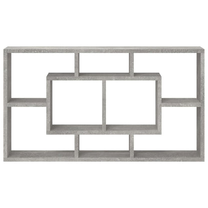 Wandschap 8 Vakken Betongrijs