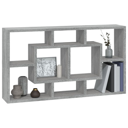 Wandschap 8 Vakken Grijs sonoma
