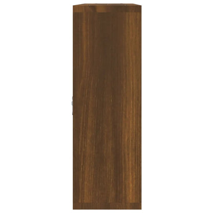 Wandschap 8 Vakken Bruineiken 1 bruin eikenkleur