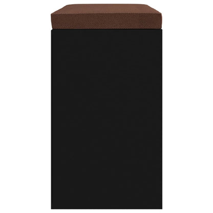 Schoenenbank 103X30X48 Cm Bewerkt Hout Zwart