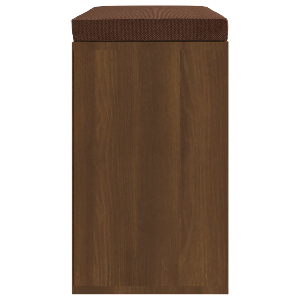 Schoenenbank 103X30X48 Cm Bewerkt Hout Bruin Eikenkleur Bruineiken