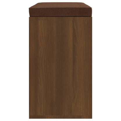Schoenenbank 103X30X48 Cm Bewerkt Hout Bruin Eikenkleur Bruineiken