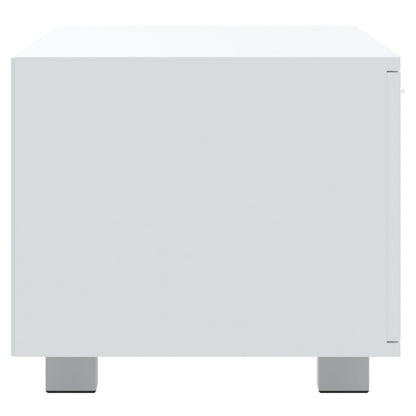 Tv-meubel 120x40,5x35 cm bewerkt hout wit