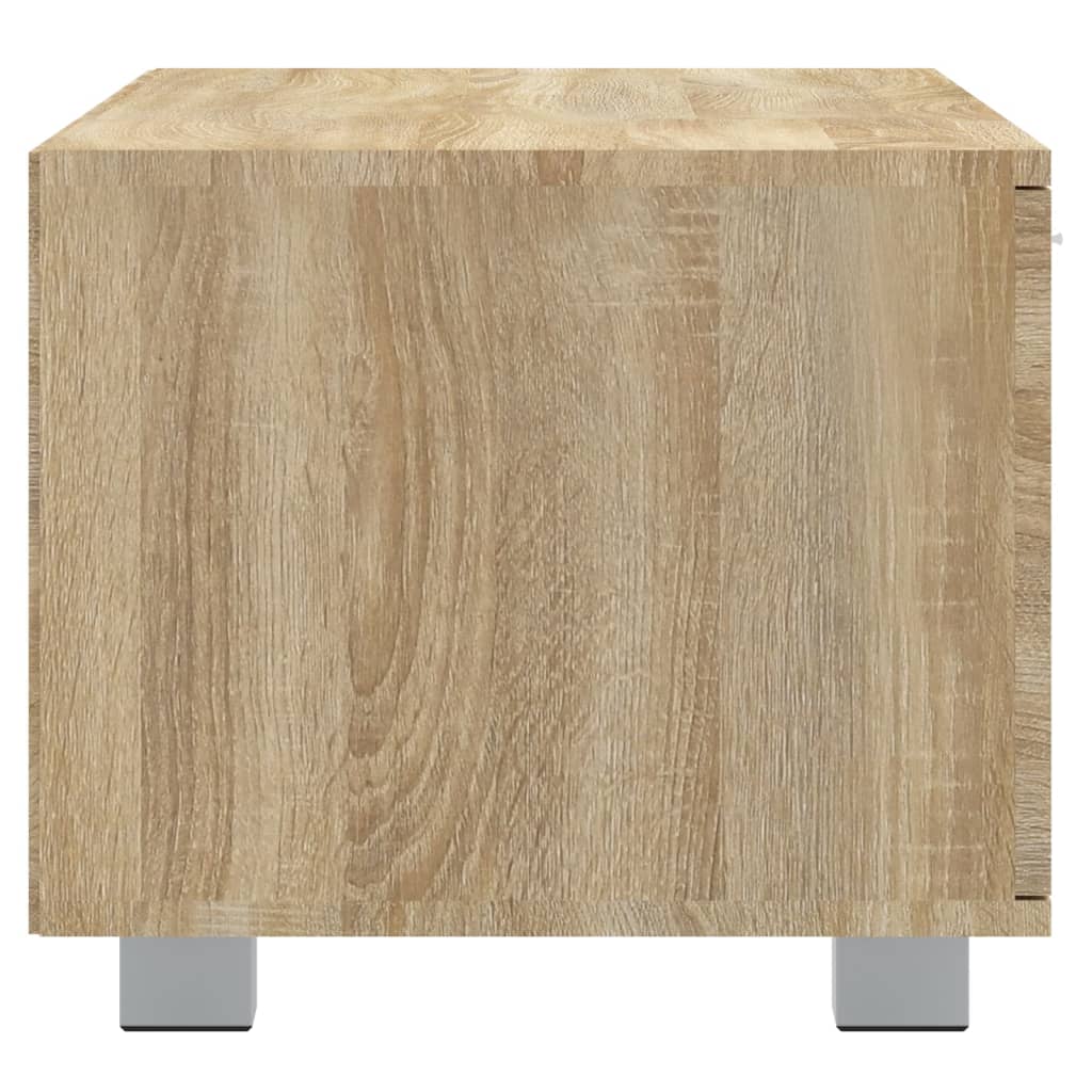 Tv-Meubel 120X40,5X35 Cm Bewerkt Hout Sonoma Eikenkleurig 120 x 40.5 x 35 cm