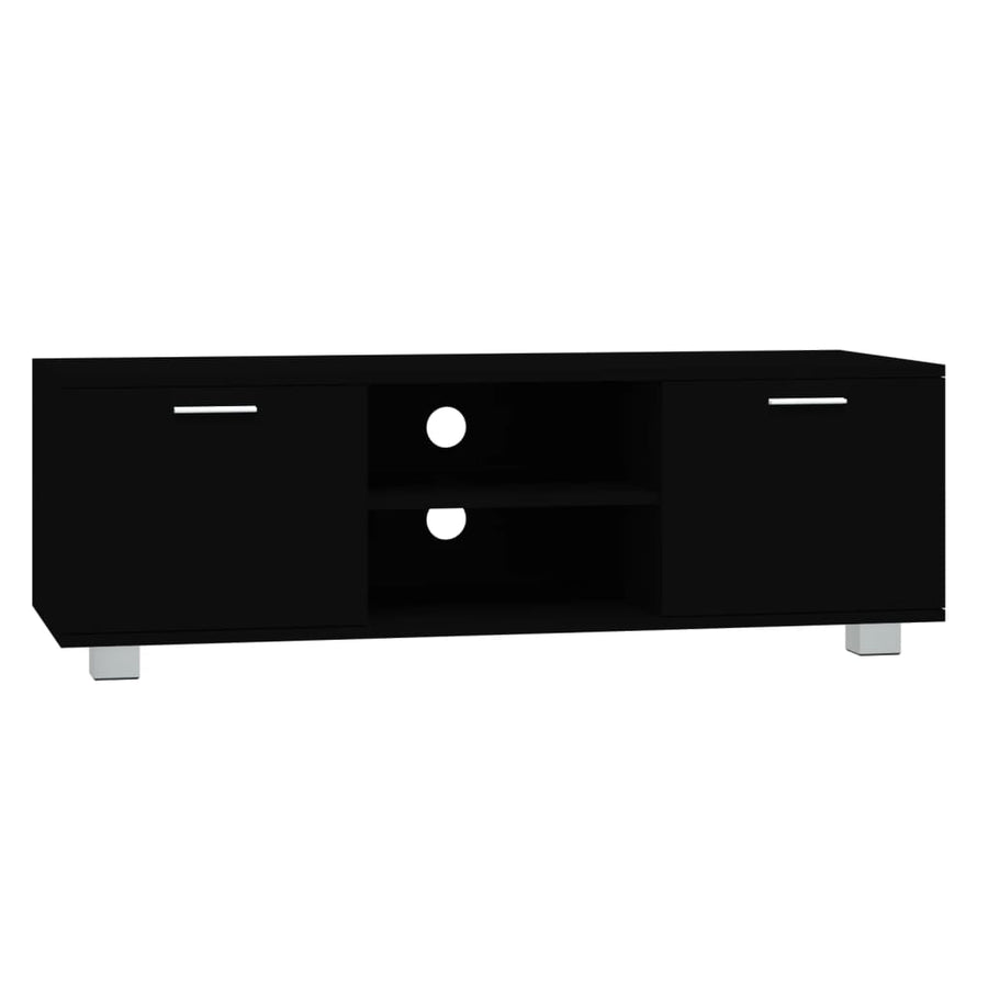 Tv-Meubel 20X40,5X35 Cm Bewerkt Hout 120 x 40.5 x 35 cm Zwart