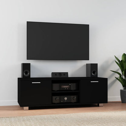 Tv-Meubel 20X40,5X35 Cm Bewerkt Hout 120 x 40.5 x 35 cm Zwart