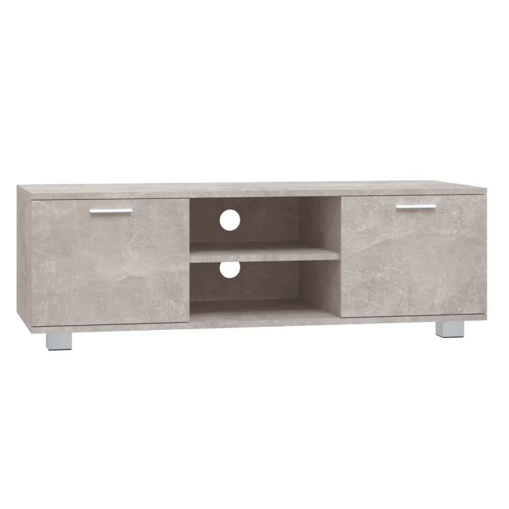 Tv-Meubel 20X40,5X35 Cm Bewerkt Hout 120 x 40.5 x 35 cm Betongrijs