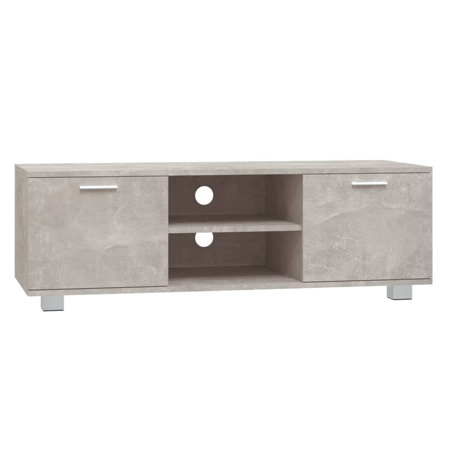 Tv-Meubel 20X40,5X35 Cm Bewerkt Hout 120 x 40.5 x 35 cm Betongrijs