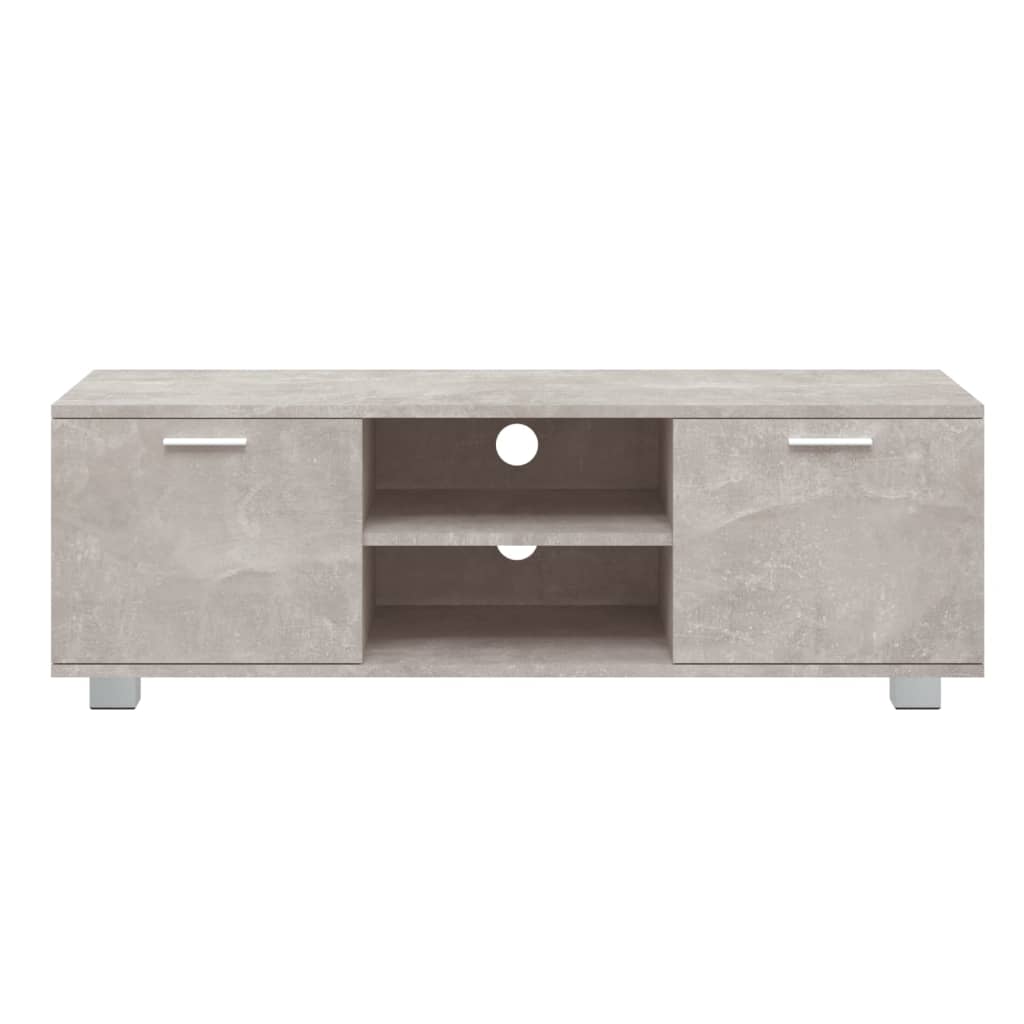 Tv-Meubel 20X40,5X35 Cm Bewerkt Hout 120 x 40.5 x 35 cm Betongrijs