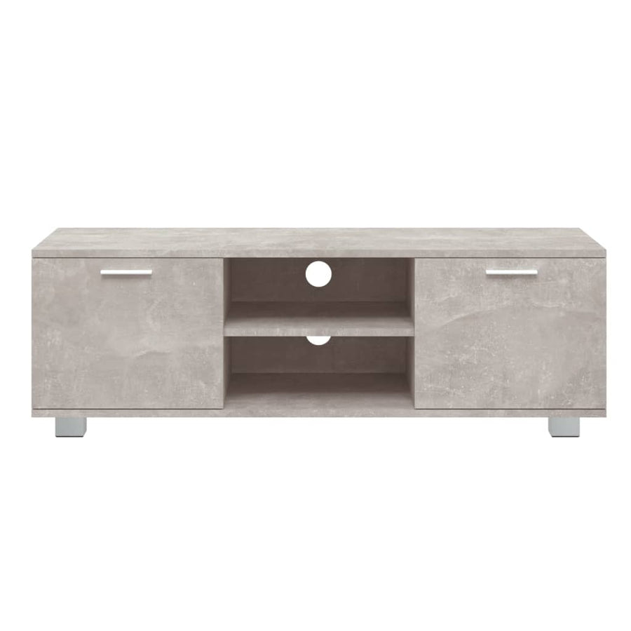 Tv-Meubel 20X40,5X35 Cm Bewerkt Hout 120 x 40.5 x 35 cm Betongrijs