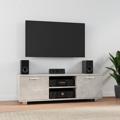 Tv-Meubel 20X40,5X35 Cm Bewerkt Hout 120 x 40.5 x 35 cm Betongrijs