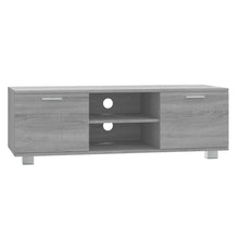 Tv-Meubel 120X40,5X35 Cm Bewerkt Hout Grijs Sonoma Eikenkleurig 120 x 40.5 x 35 cm